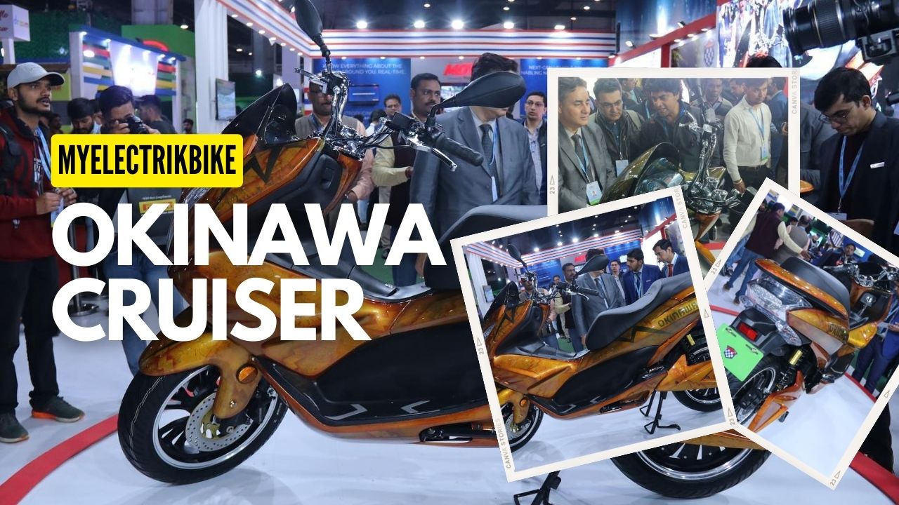 Okinawa unveils prototype of upcoming scooter Cruiser at Auto Expo 2020